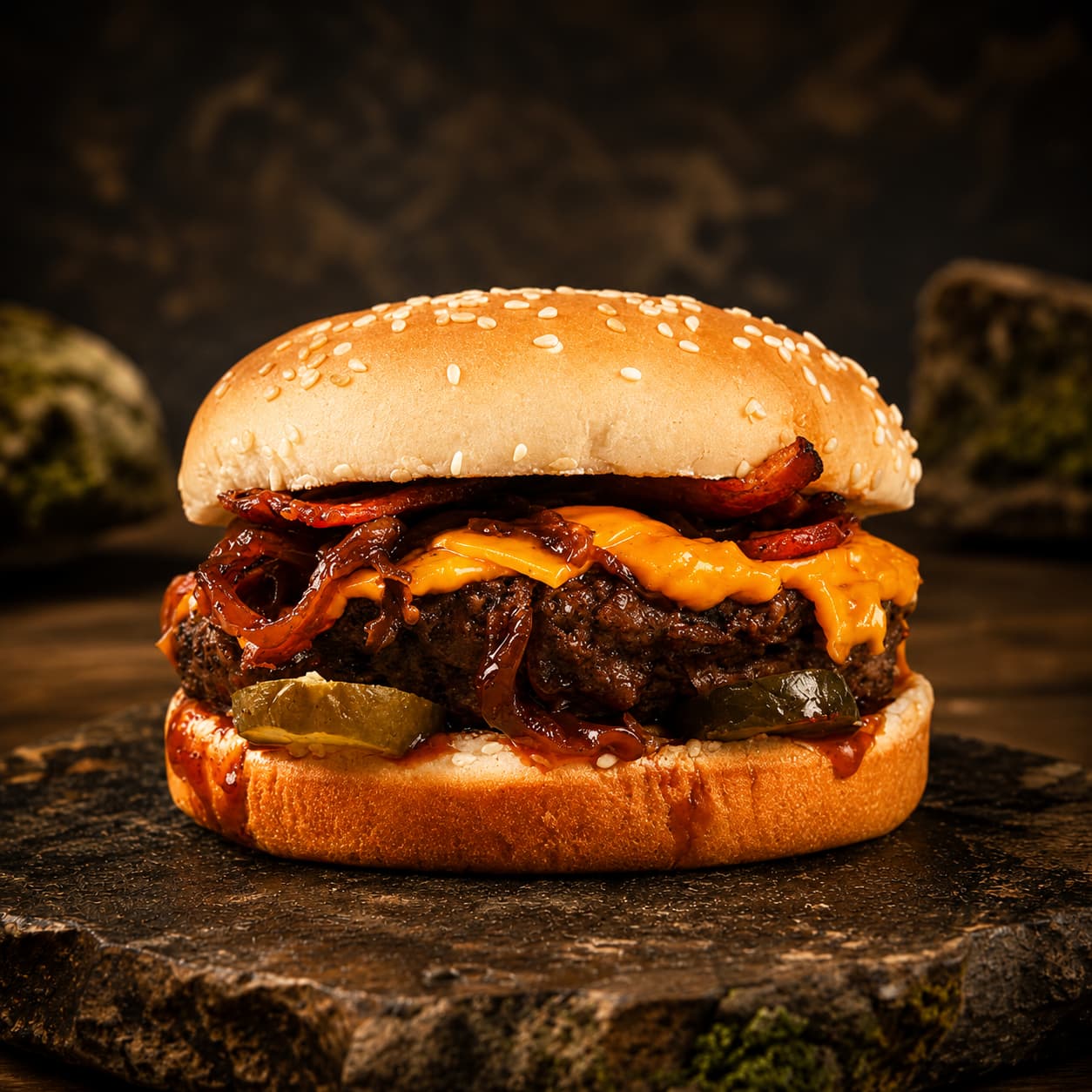 X Bacon Cheddar Caramelizado